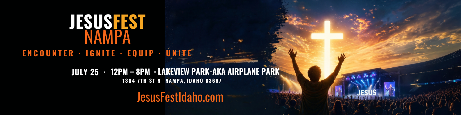 JesusFest LinkedIn banner